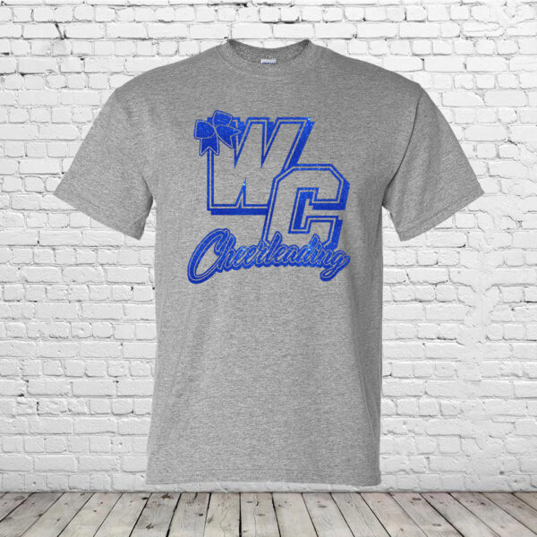 Wheatland Chili Cheer Tee-Gray