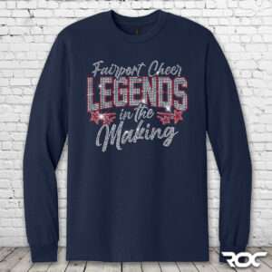 Fairport Cheer Bling Long Sleeve T-Shirt