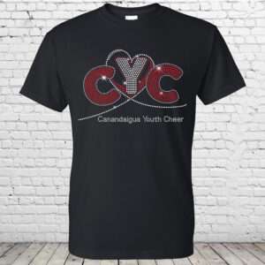 Canandaigua "CYC" Black Tee