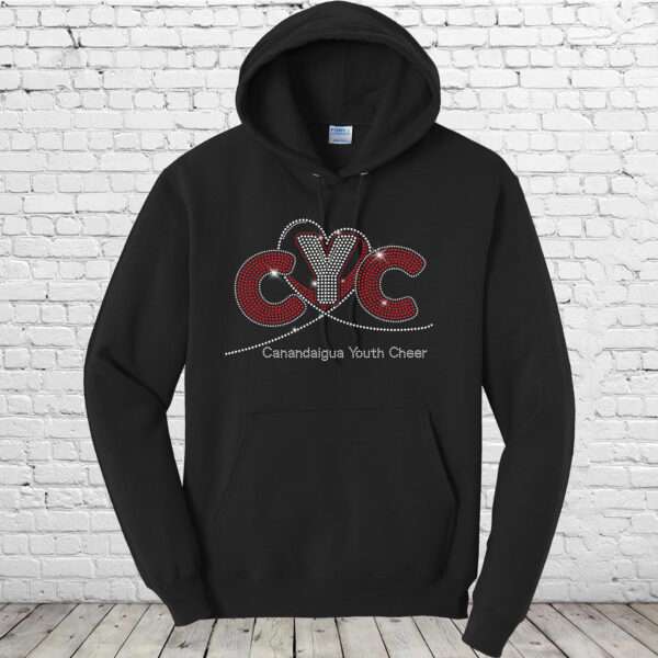 Canandaigua "CYC" Black Pullover Hoodie