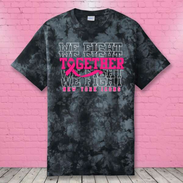 Icons Breast Cancer Awareness Tie Dye T-Shirt