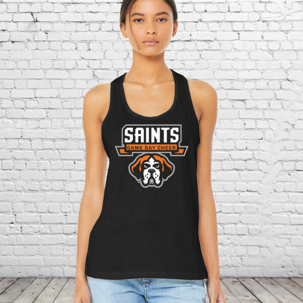 Saints Game Day Cheer Ladies Tank