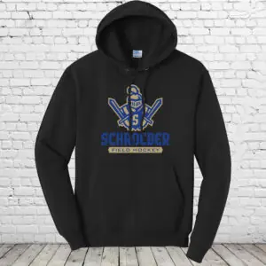 Schroeder Field Hockey Black Hoodie