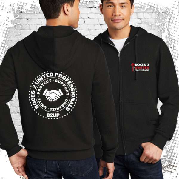 Boces 2 Fleece Full-Zip Hoodie with Left Chest Logo