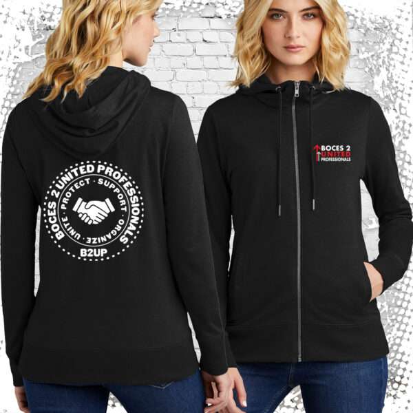 Boces 2 Women’s Featherweight French Terry Full-Zip Hoodie with Left Chest Logo