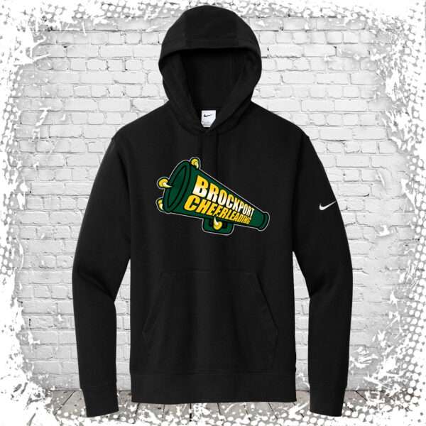 Brockport Cheer Black Nike Club Fleece Pullover Hoodie