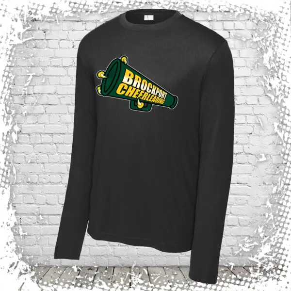 Brockport Cheer Black Performance Long Sleeve