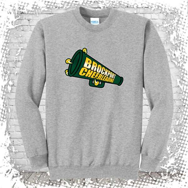 Brockport Cheer Grey Crewneck Sweatshirt