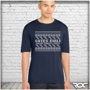 Gates Chili Track & Field Navy Performance Tee