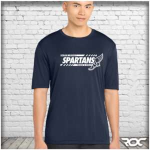 Gates Chili Track & Field Navy Performance Tee