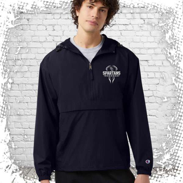 Gates Chili Lacrosse Champion Hooded Packable Quarter-Zip Jacket