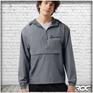 Gates Chili Lacrosse Champion Hooded Packable Quarter-Zip Jacket