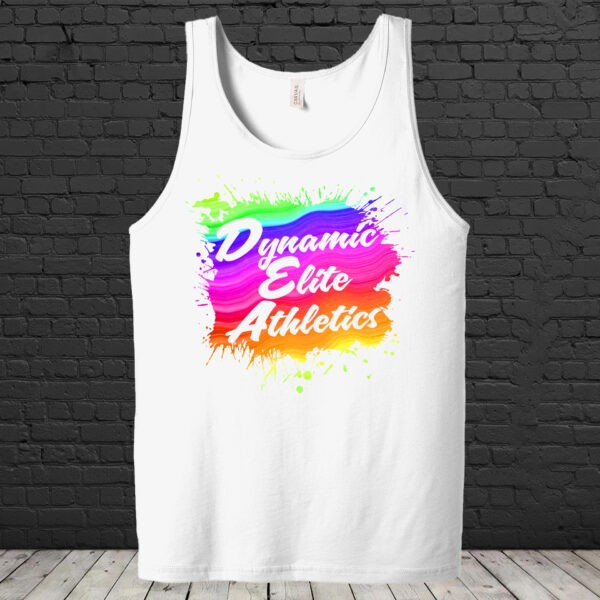 Dynamic Elite Athletics Pride White Unisex Tank