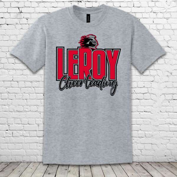 Leroy Cheer Tee-Gray