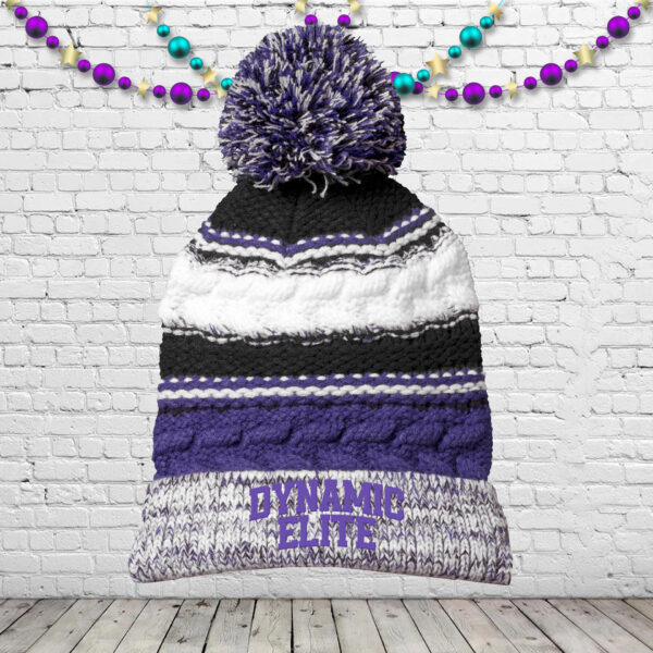 Dynamic Elite Knit Pom Pom Team Beanie