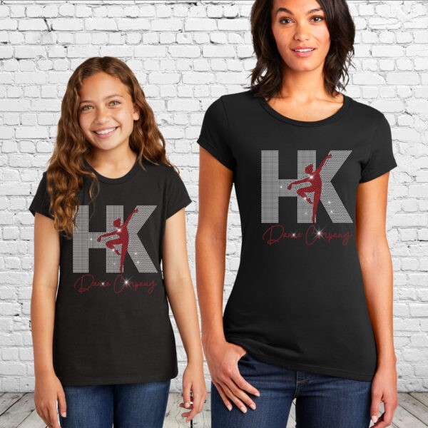 HK Dance Company Bling Girls/Ladies Tee