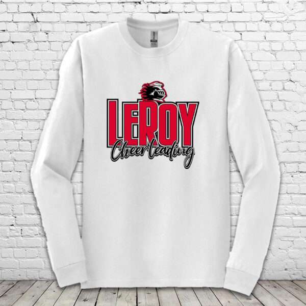 Leroy Cheer Long Sleeve Tee-White