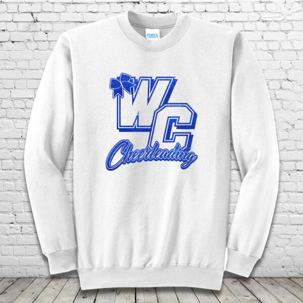 Wheatland Chili Cheer Crewneck Sweatshirt-White