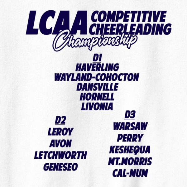 LCAA Cheer Championship 2025 Crewneck Sweatshirt - Image 2