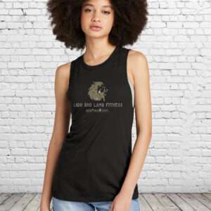 Lion and Lamb Bling Women's Women’s Perfect Tri® Muscle Tank
