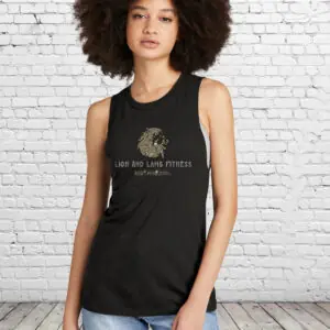 Lion and Lamb Bling Women's Women’s Perfect Tri® Muscle Tank