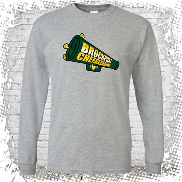 Brockport Cheer Grey Long Sleeve Tee