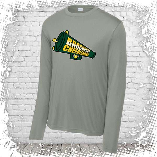 Brockport Cheer Grey Performance Long Sleeve