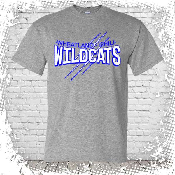 Wheatland Chili Grey Wildcats Tee