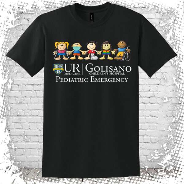 Golisano Pediatric Emergency Black Tee