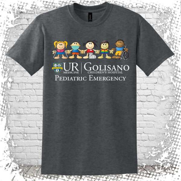 Golisano Pediatric Emergency Dark Heather Tee