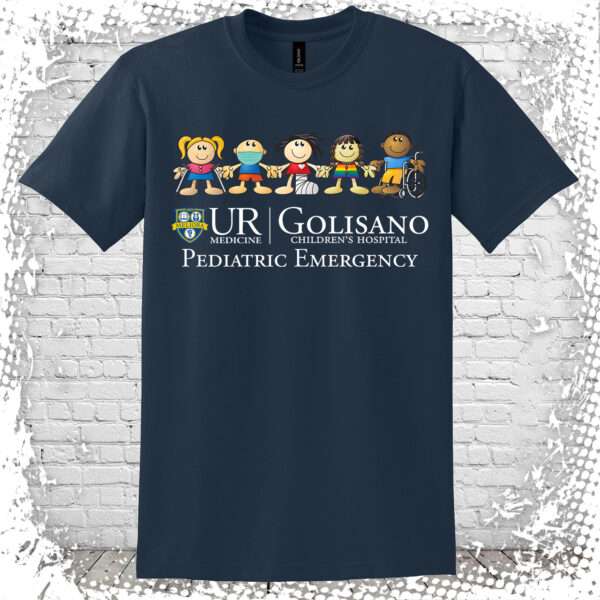 Golisano Pediatric Emergency Navy Tee