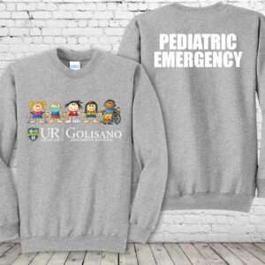 Golisano Pediatric Emergency Gray Heather Crewneck Sweatshirt