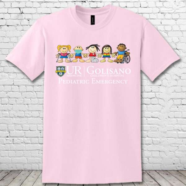 Golisano Pediatric Emergency Pink Tee