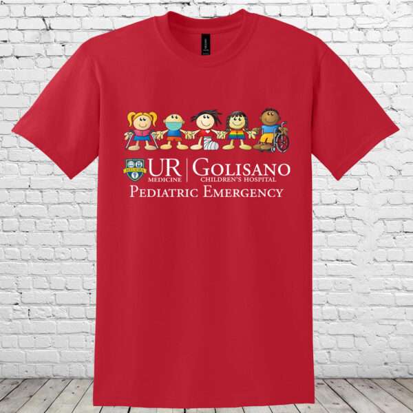 Golisano Pediatric Emergency Red Tee