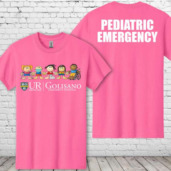 Golisano Pediatric Emergency Safety Pink Tee