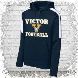 Victor Jr. Blue Devils Football Performance Hoodie