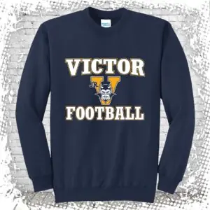 Victor Jr. Blue Devils Football Crewneck