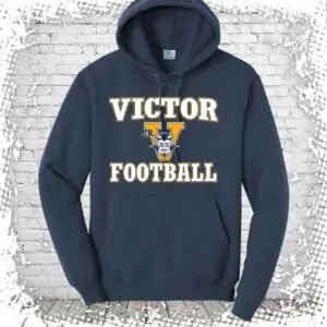 Victor Jr. Blue Devils Football Pullover Hoodie