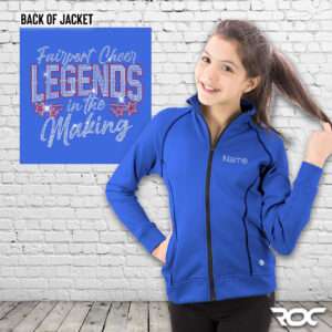 Fairport Cheer Bling Warmup Jacket
