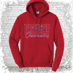Fairport Cheer Bling Pullover Hoodie