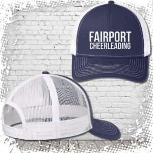 Fairport Cheer Navy/White Baseball Cap