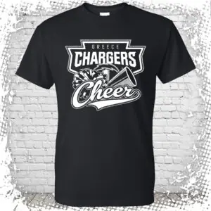 Greece Chargers Cheer Tee