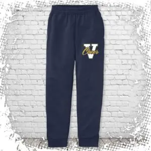 Victor Jr. Blue Devils Cheerleading Glitter Joggers