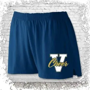 Victor Jr. Blue Devils Cheerleading Glitter Jersey Shorts