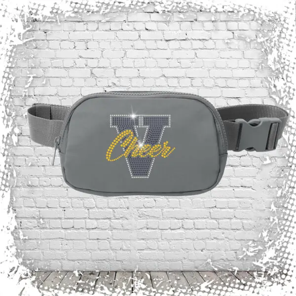 Victor Jr. Blue Devils Cheerleading Bling Belt Bag
