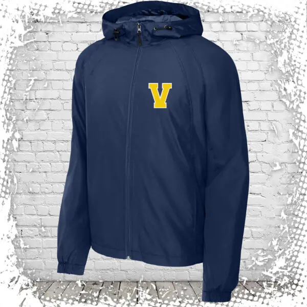 Victor Jr. Blue Devils Hooded Raglan Jacket
