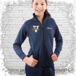 Victor Jr. Blue Devils Cheerleading Warm Up Jacket