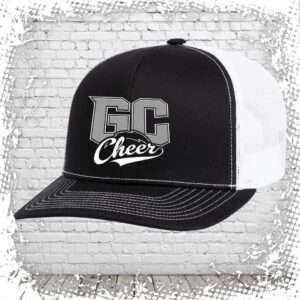 Greece Chargers Cheer Black/White Snapback Hat