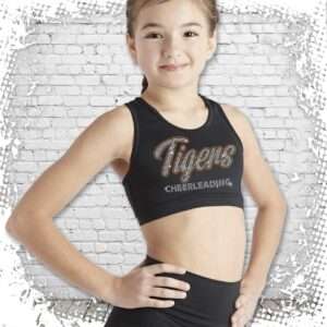 Akron Cheer Bling Sports Bra