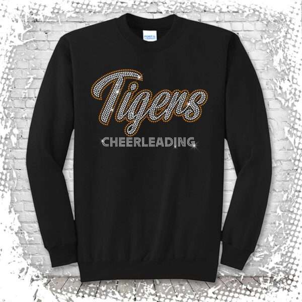 Akron Cheer Bling Crewneck